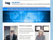 Tablet Screenshot of iagglobal.com